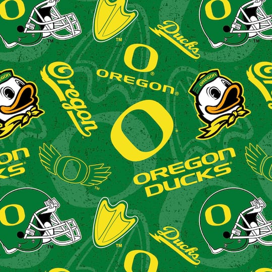 NCAA University of Oregon Ducks Cotton Fabric